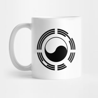 Korean Patriot Flag Series (Black and White) Mug